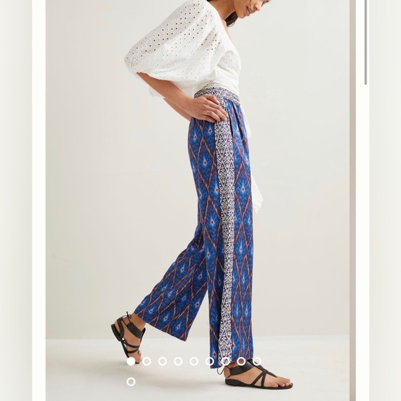 Anthropologie Vale Wide-Leg Flowy Pants Size XS - Picture 2 of 13